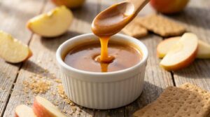 Brauner Zucker Karamell Dip