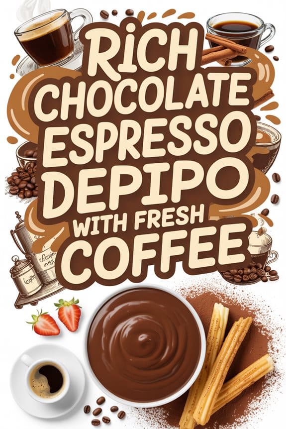 Reichhaltiges Schokoladen-Espresso-Dip chocolate espresso coffee dip t7bw4