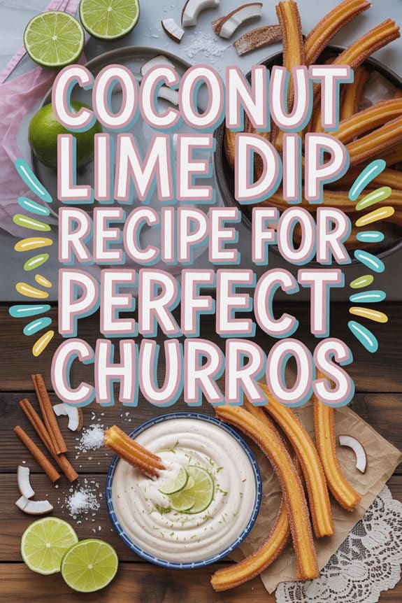 Kokos-Limetten-Dip Rezept für perfekte Churros coconut lime churro dip dnjfl