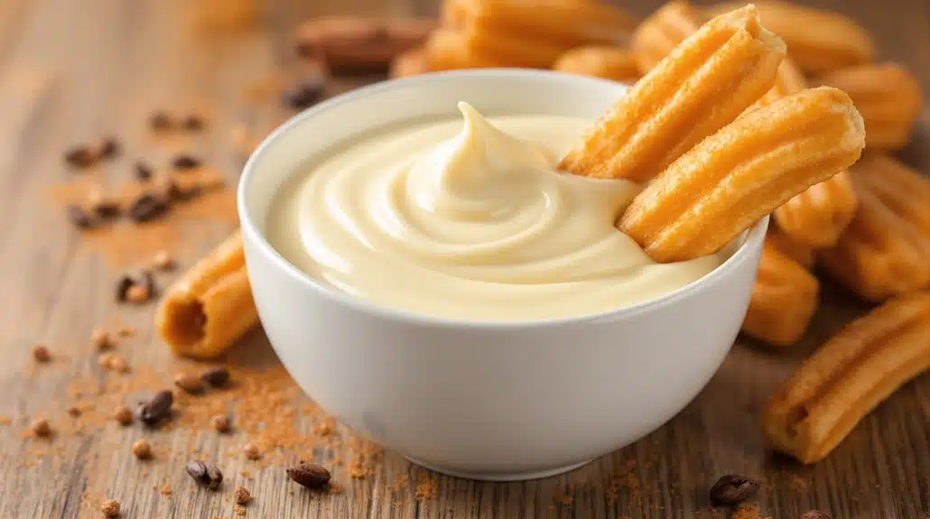 Mach einen cremigen Vanillepudding-Dip