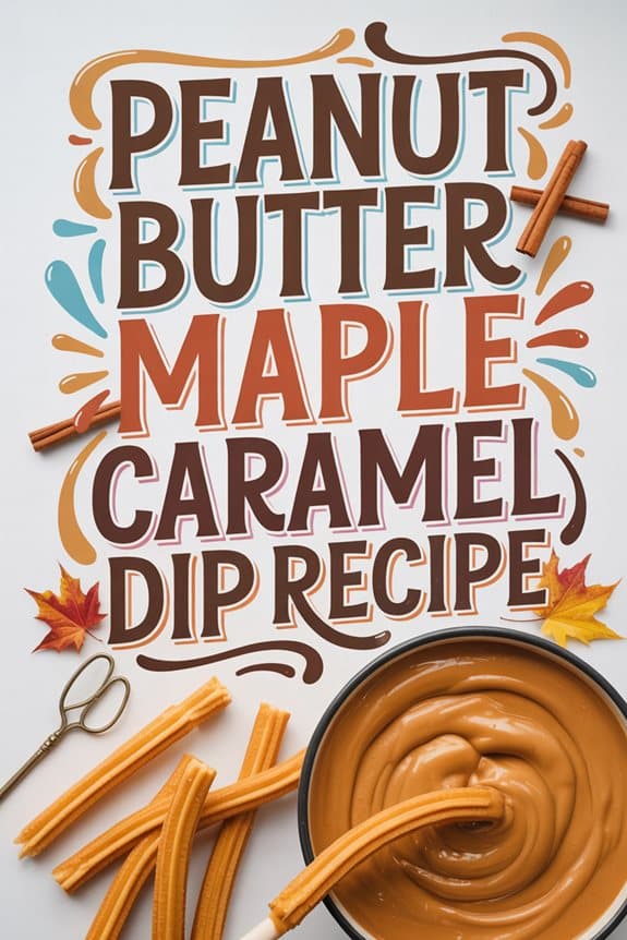 Erdnussbutter-Ahorn-Karamell-Dip Rezept peanut butter caramel dip k8st2