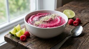 Himbeer-Limetten-Agaven-Dip