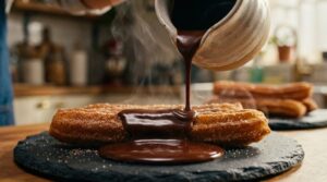 samtige dunkle Schokoladensauce