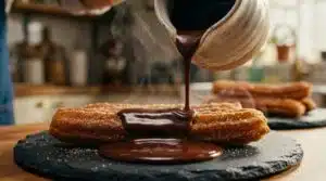 samtige dunkle Schokoladensauce