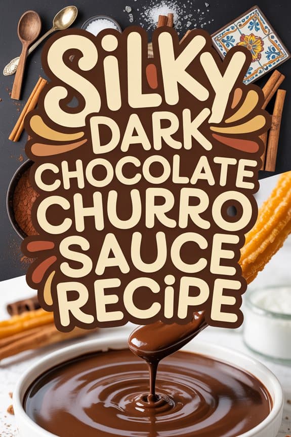Seidiges Dunkle-Schokoladen-Churro-Sauce Rezept silky dark chocolate sauce pd2je