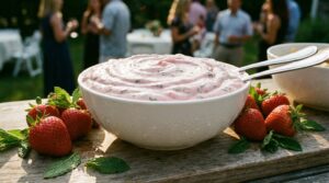 Erdbeer-Minz-Frucht-Dip
