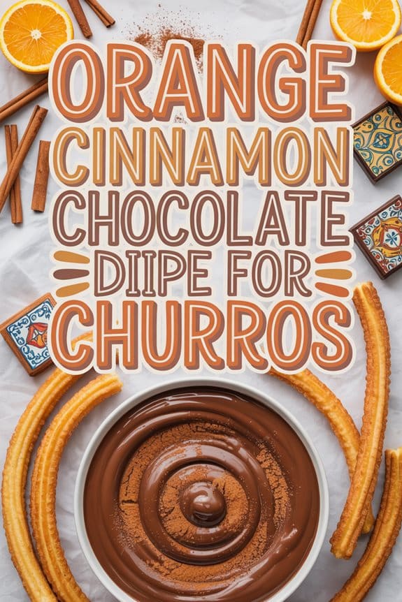 Orange-Zimt-Schokoladen-Dip für Churros sweet citrus chocolate dip 8m3gp