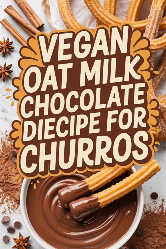 Veganer Hafermilch-Schokoladen-Dip für Churros vegan chocolate dip recipe 8c00h