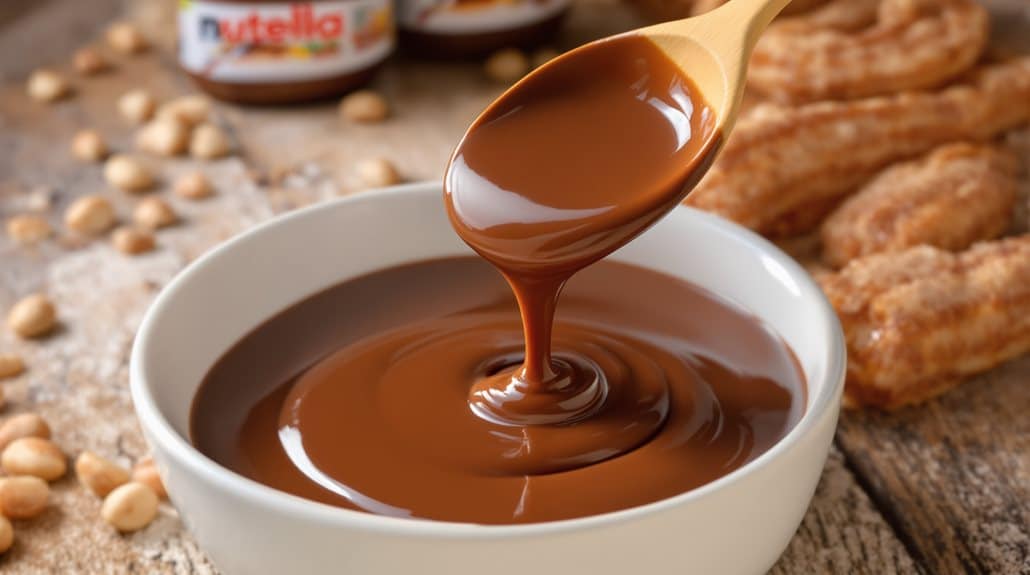warmer Nutella-Creme-Dip