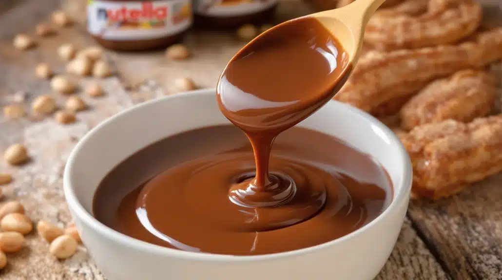 warmer Nutella-Creme-Dip